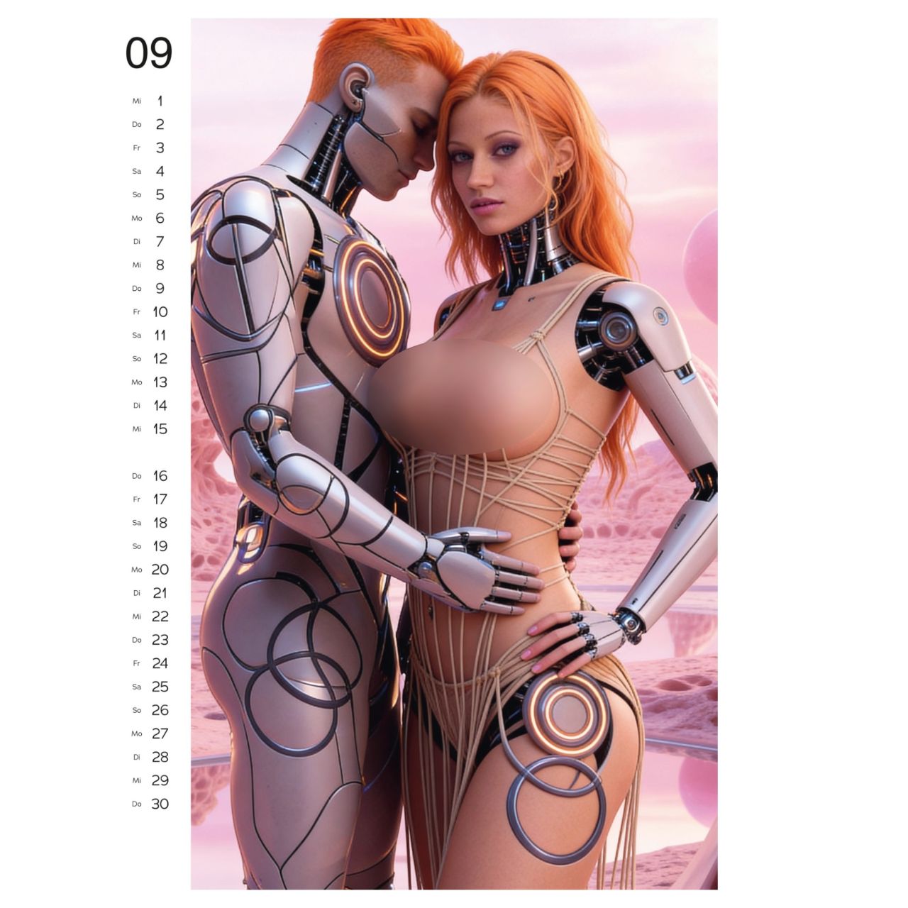 Wild Fantasy 2027 - erotikus falinaptár (10 db)