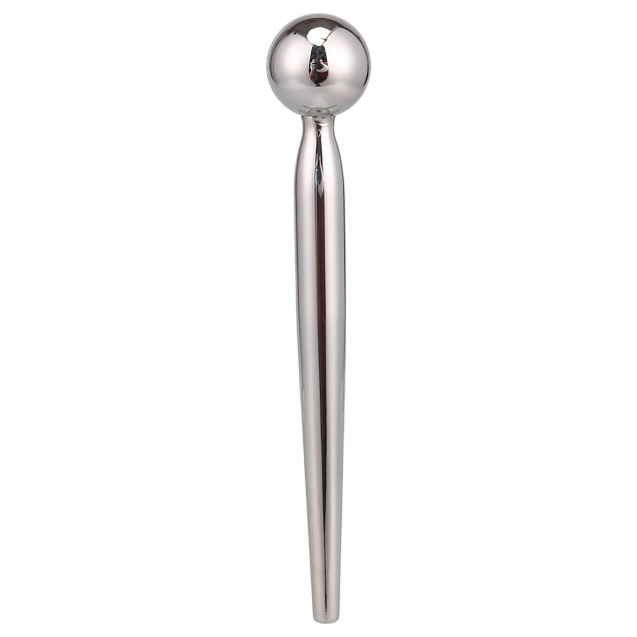 FukR - ezüst fém, gömbös húgycsőrúd dilátor (8 cm)
