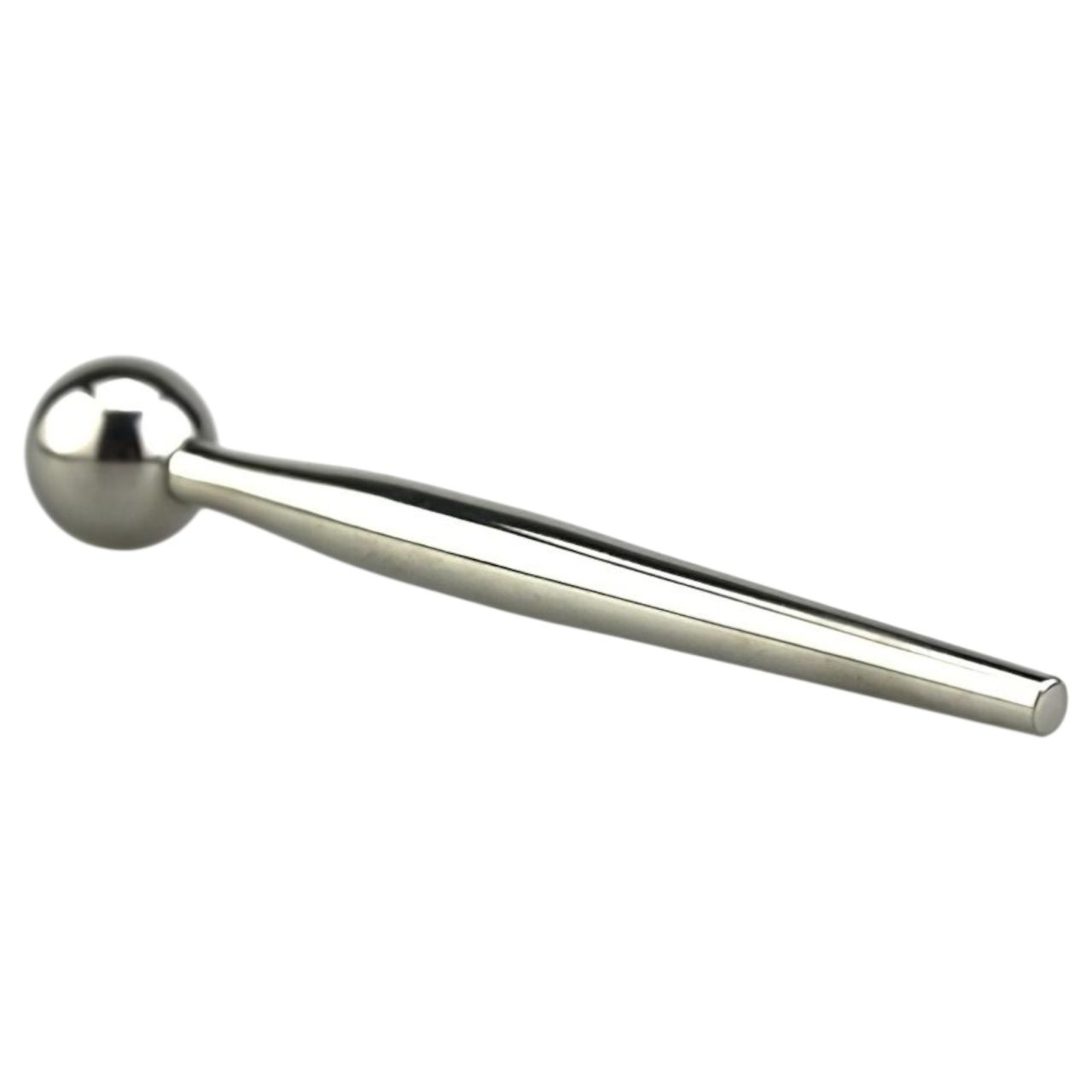 FukR - ezüst fém, gömbös húgycsőrúd dilátor (8 cm)