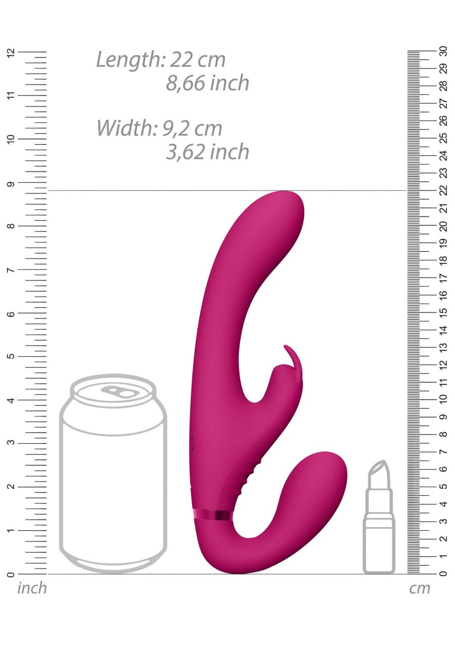 Vive Suki - felcsatolható vibrátor tartópánt nélkül (pink) Vive Suki - felcsatolható vibrátor tartópánt nélkül (pink)