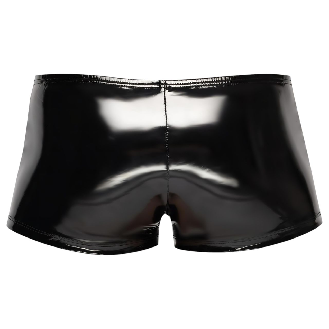Black Level - cipzáras, fényes férfi short (fekete)