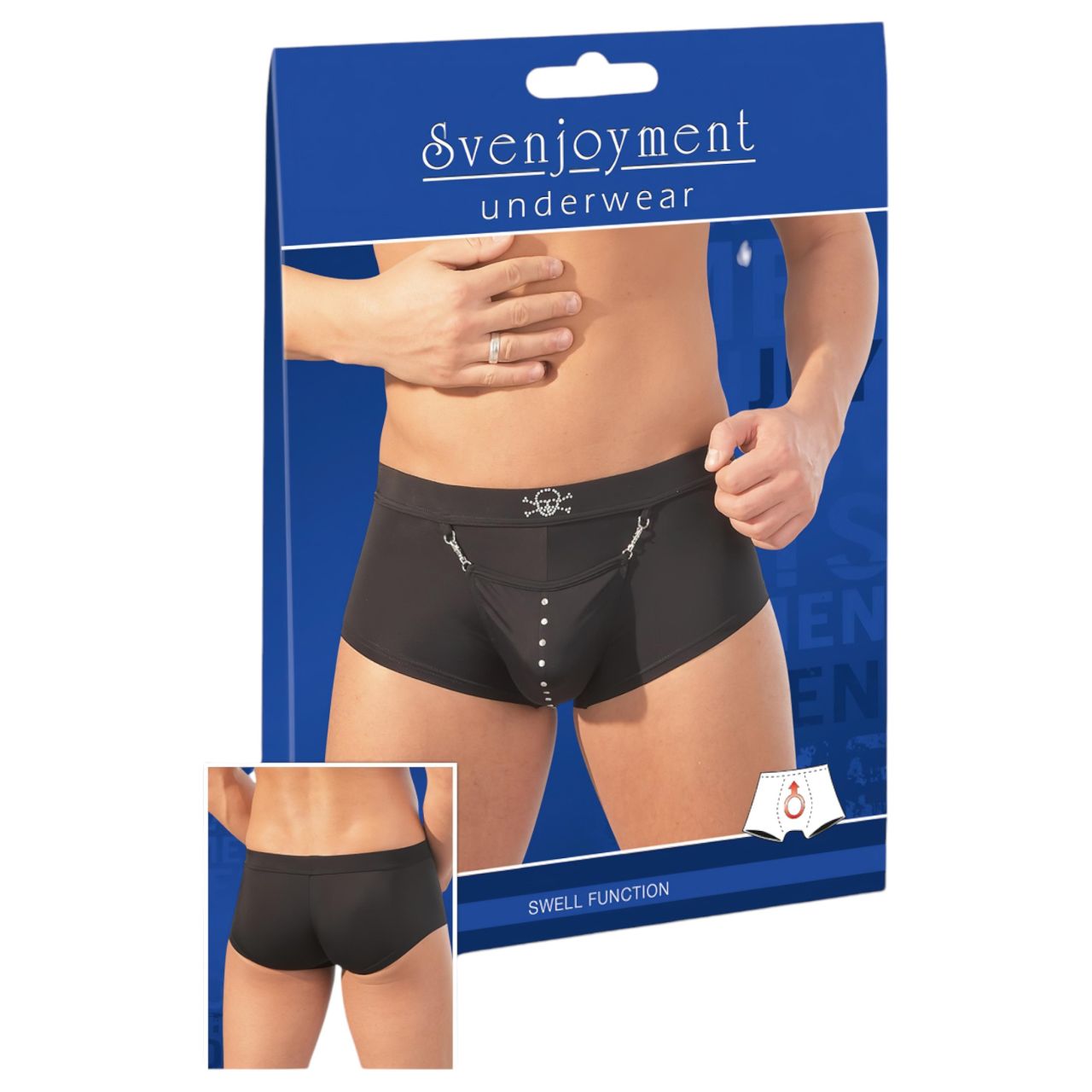 Svenjoyment - Kalóz férfi boxer (fekete)