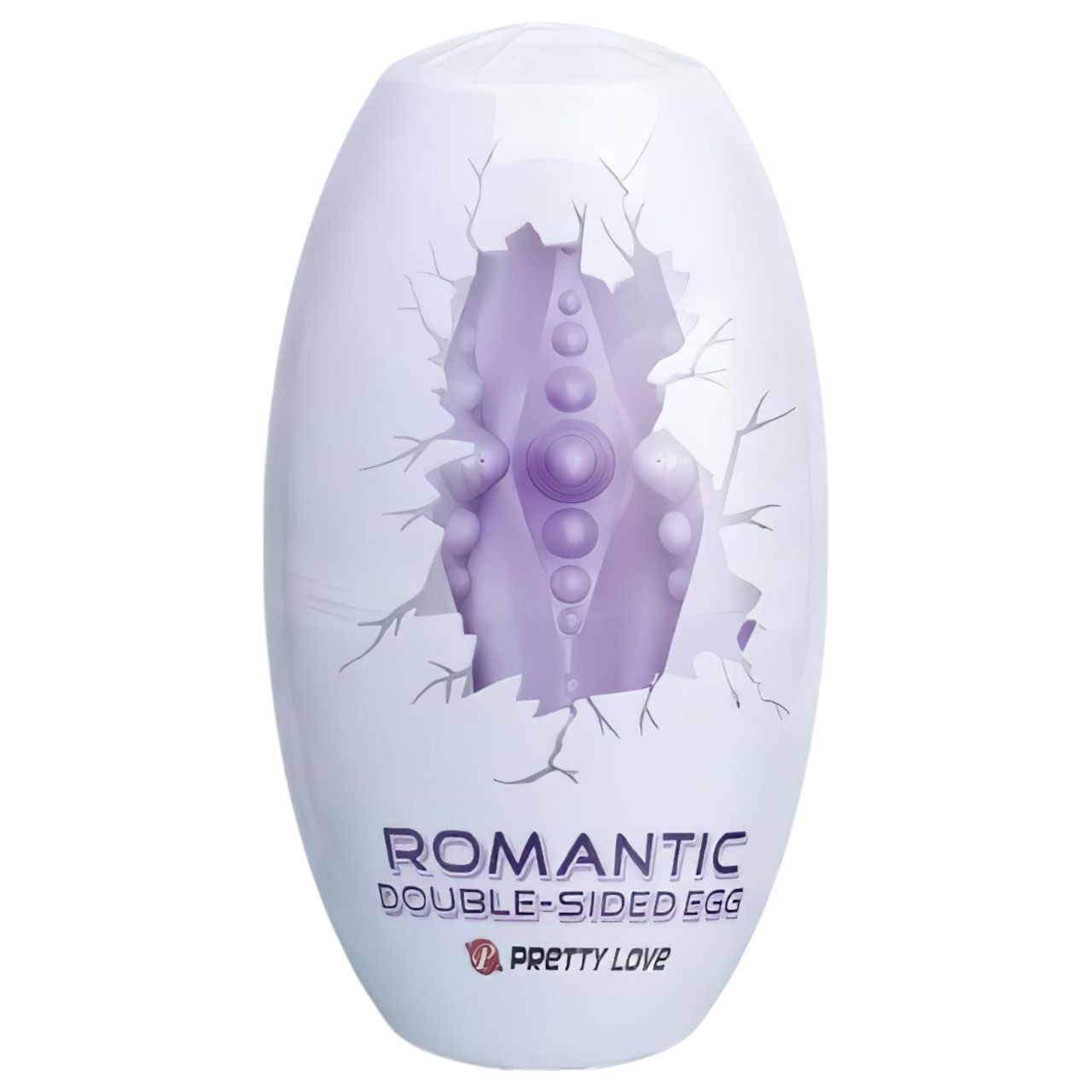 / Pretty Love Romantic - maszturbátor tojás - 1 db (lila)