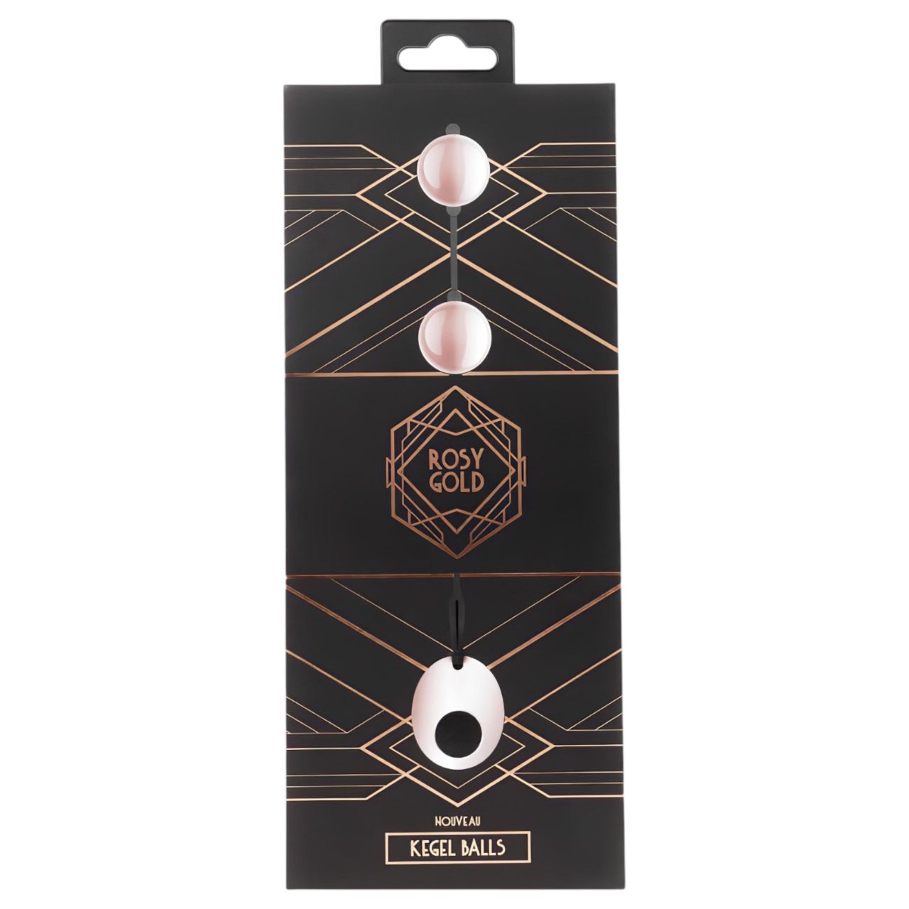 Rosy Gold Ben Wa - gésagolyó kegel tornához (rosegold)