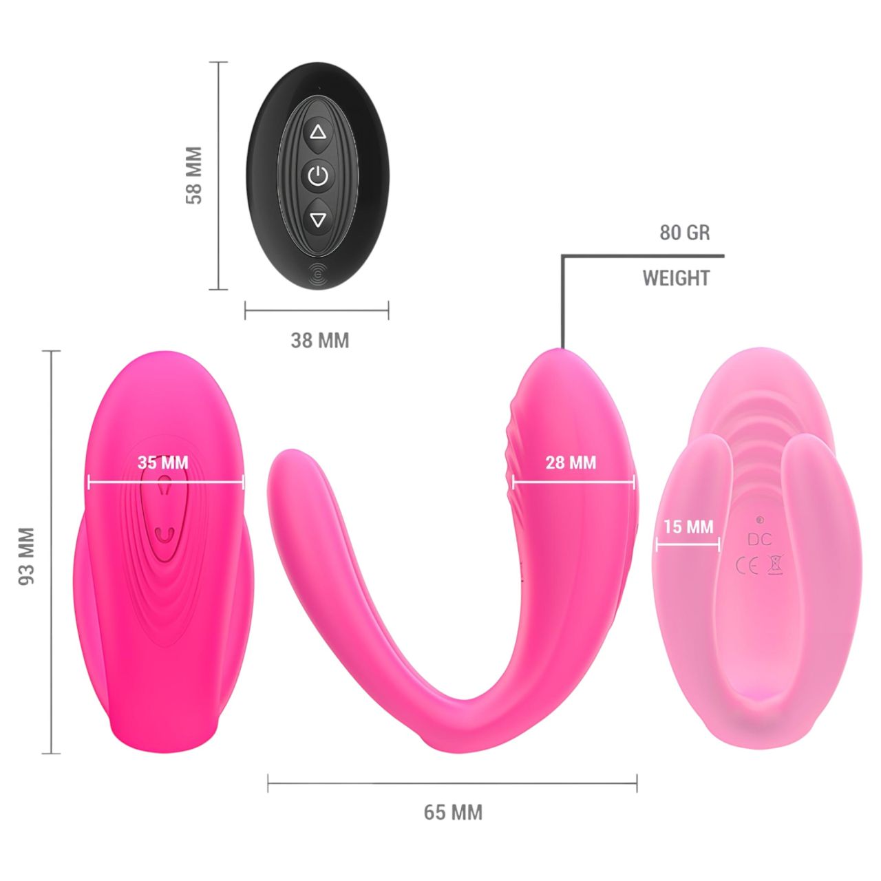 Intense Julia - G-pont és csiklóizgató vibrátor (pink) Intense Julia - G-pont és csiklóizgató vibrátor (pink)