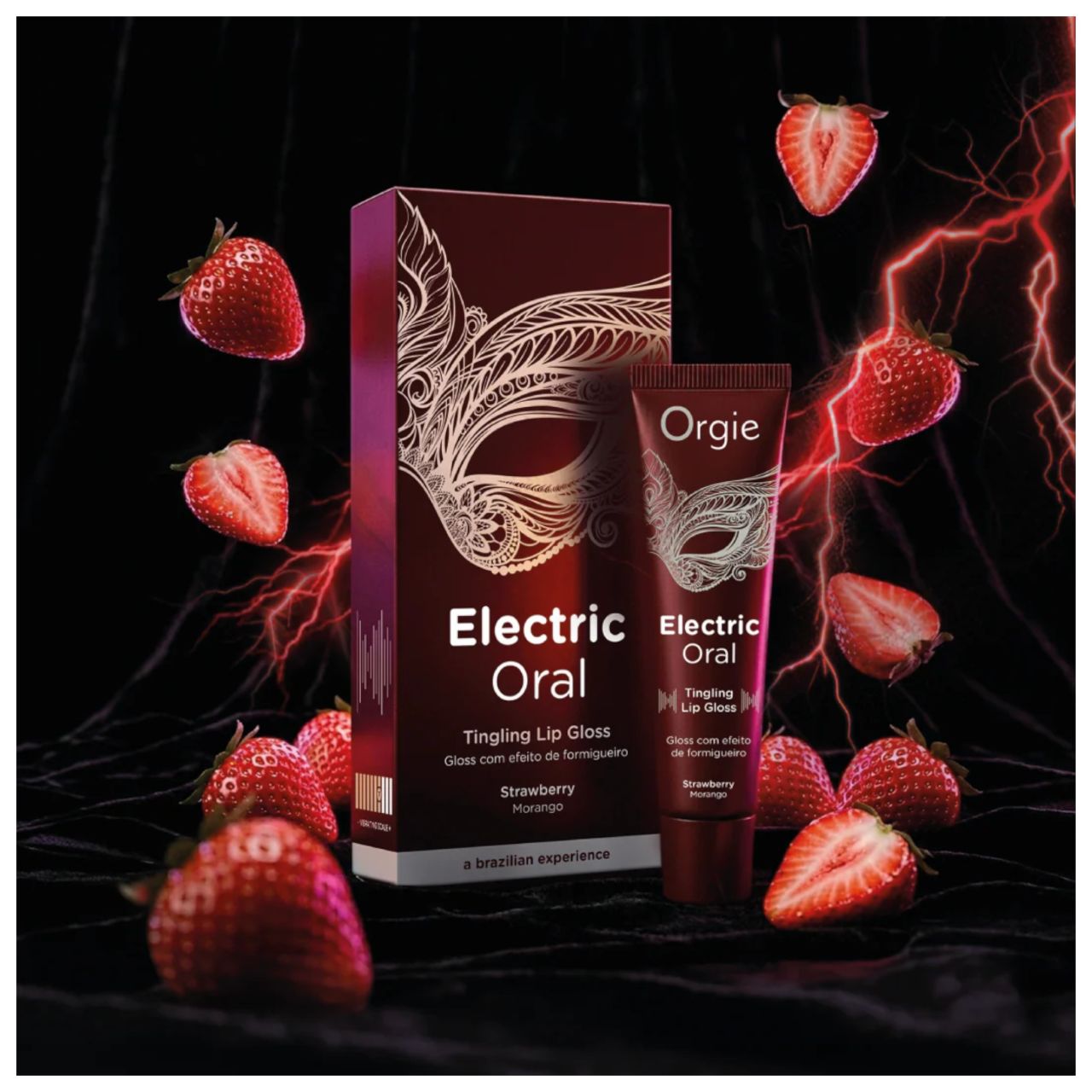Orgie Electric Oral - bizsergető hatású ajakfény - eper (10 ml) Orgie Electric Oral - bizsergető hatású ajakfény - eper (10 ml)