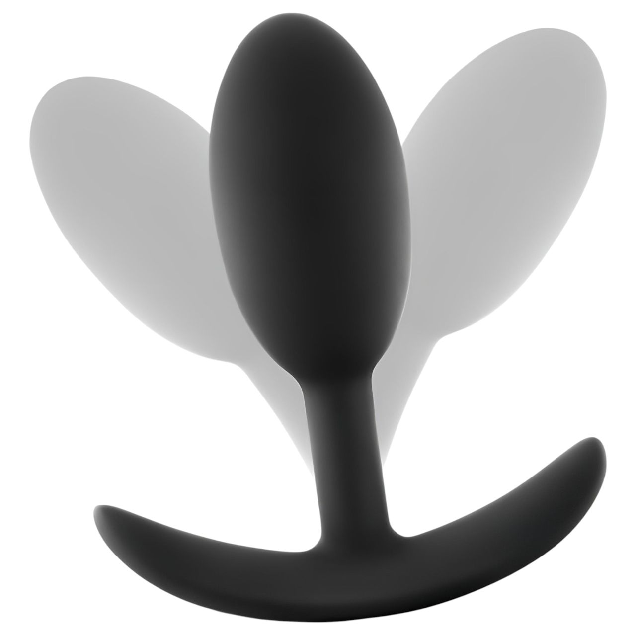 Anal Adventures Platinum M - anál plug (fekete, közepes)