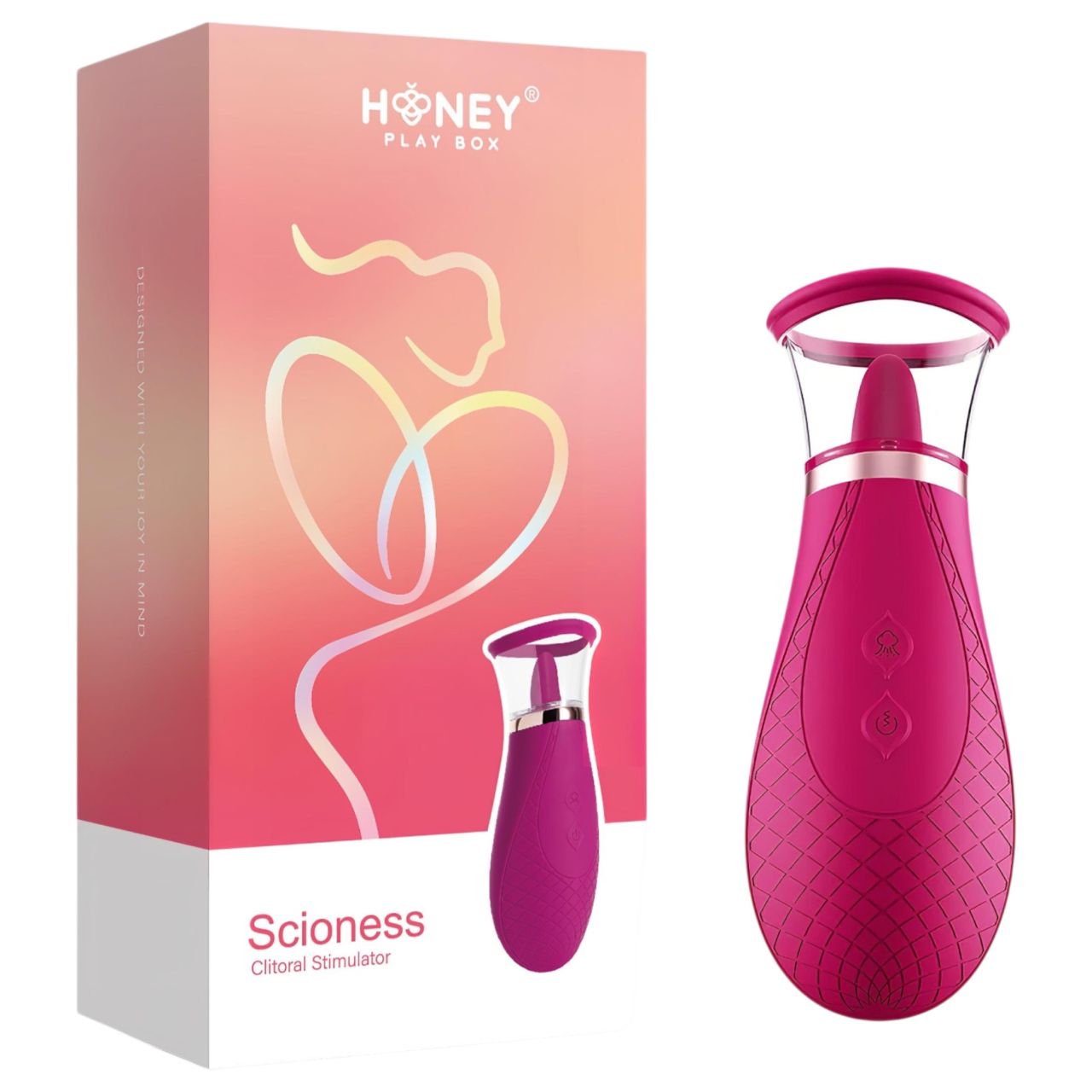 Honey Play Box Scioness - szívó, nyaló csiklóizgató vibrátor (pink) Honey Play Box Scioness - szívó, nyaló csiklóizgató vibrátor (pink)