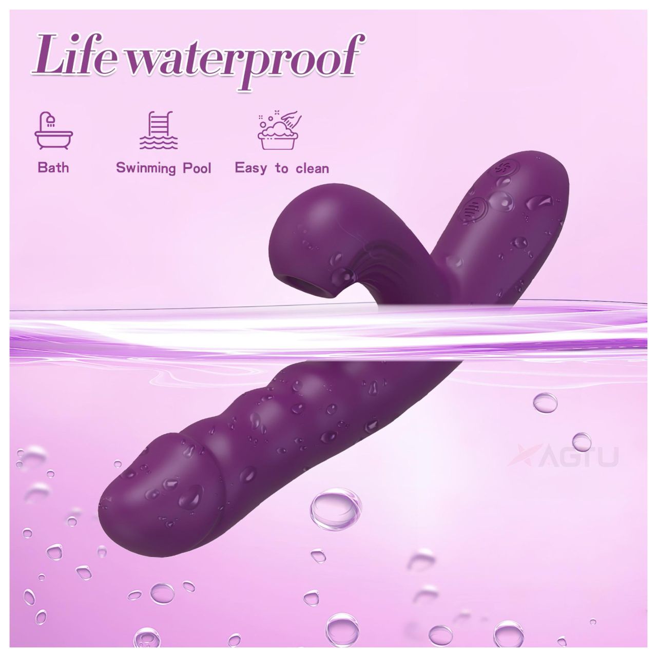 AlvUp - lökő G-pont vibrátor (lila) AlvUp - lökő G-pont vibrátor (lila)