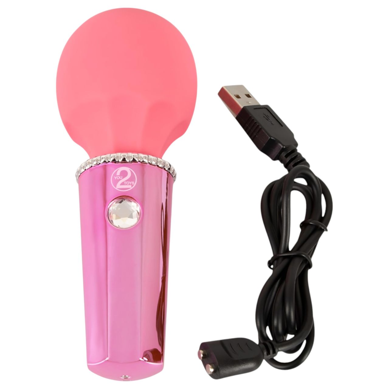 / You2Toys Mini Wand - akkus masszírozó vibrátor (pink) / You2Toys Mini Wand - akkus masszírozó vibrátor (pink)
