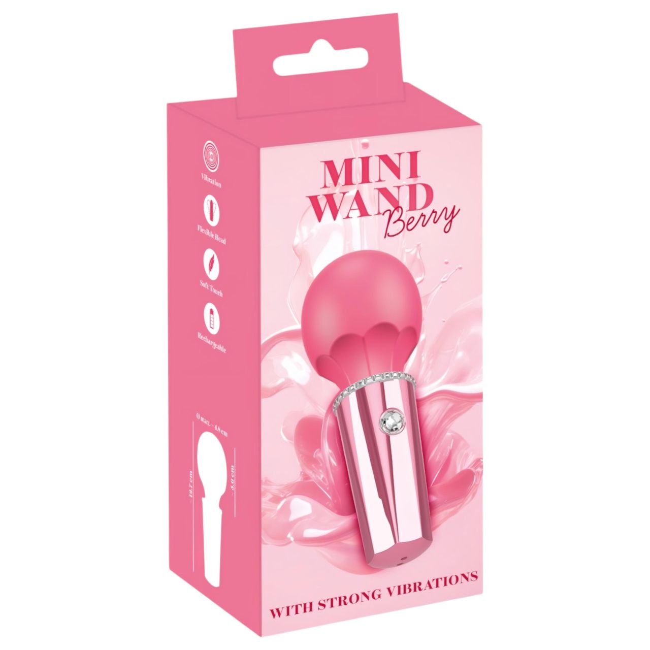 / You2Toys Mini Wand - akkus masszírozó vibrátor (pink) / You2Toys Mini Wand - akkus masszírozó vibrátor (pink)