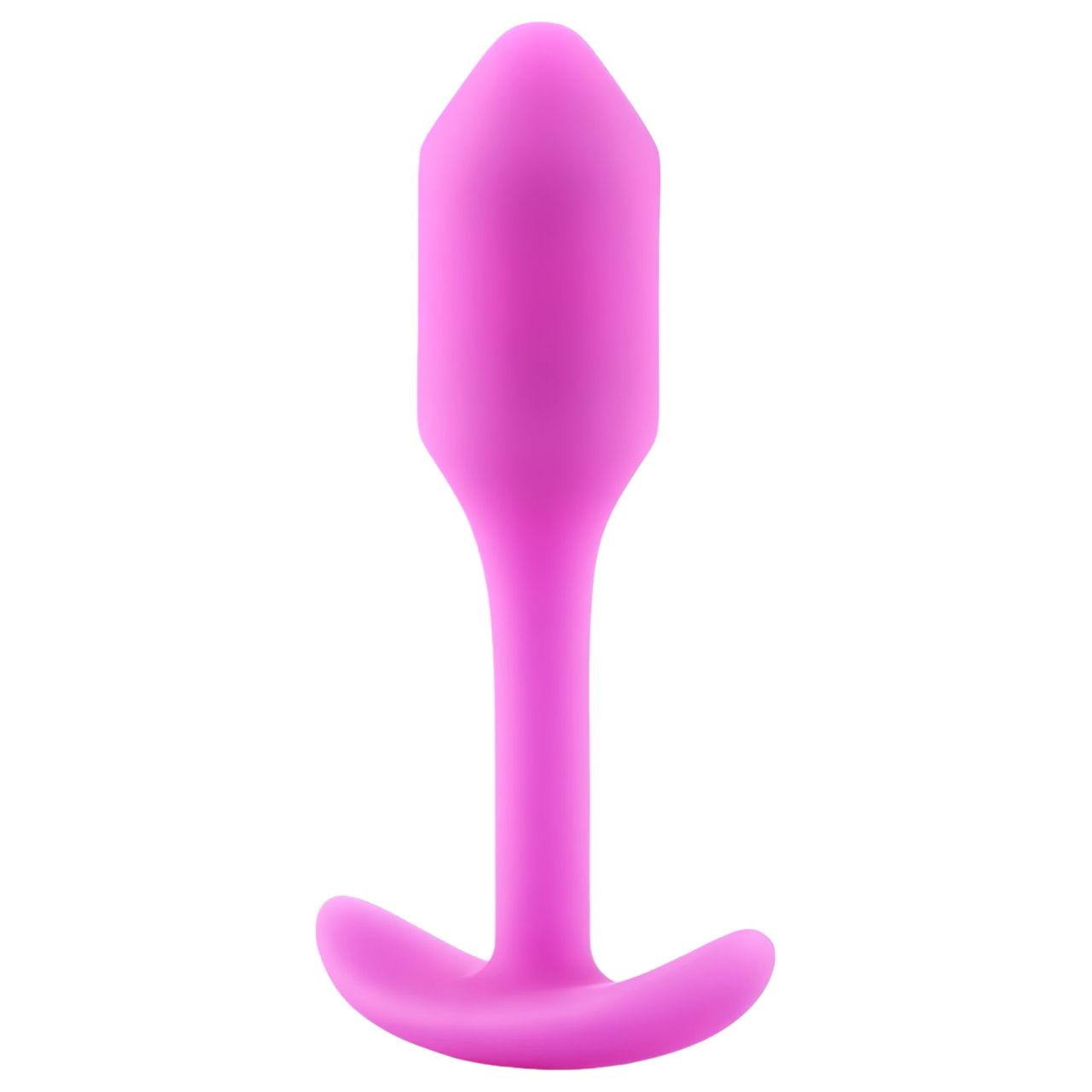 b-Vibe Snug Plug 1 - anál plug belső súllyal (55 g, pink)