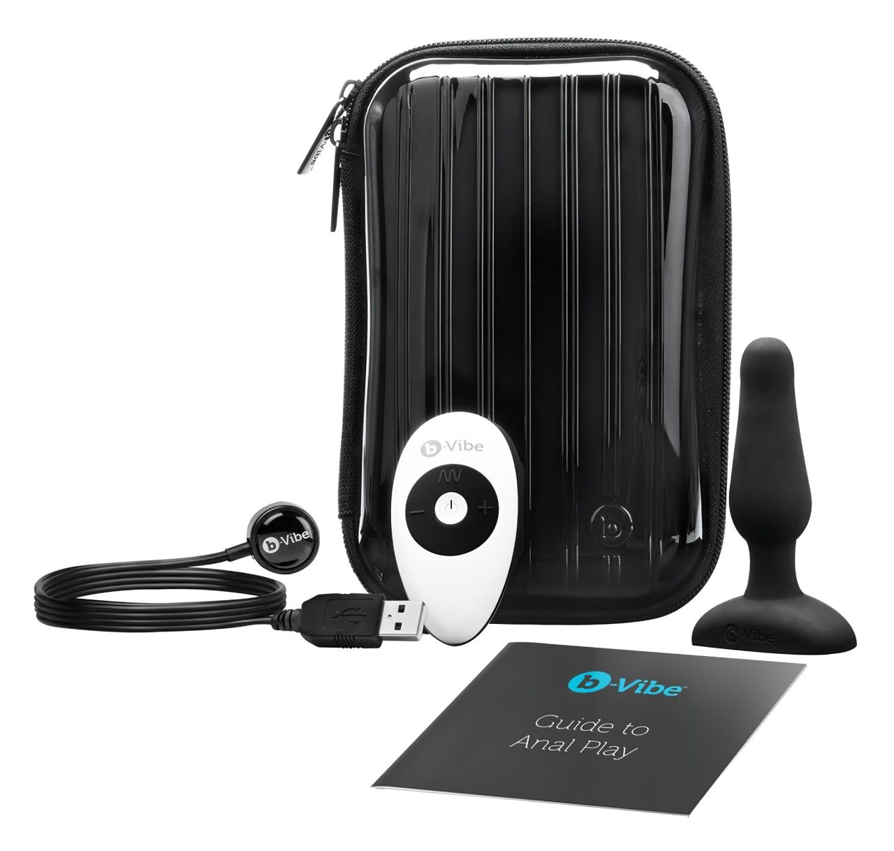 b-Vibe Novice - rádiós anál vibrátor kezdőknek (fekete) b-Vibe Novice - rádiós anál vibrátor kezdőknek (fekete)