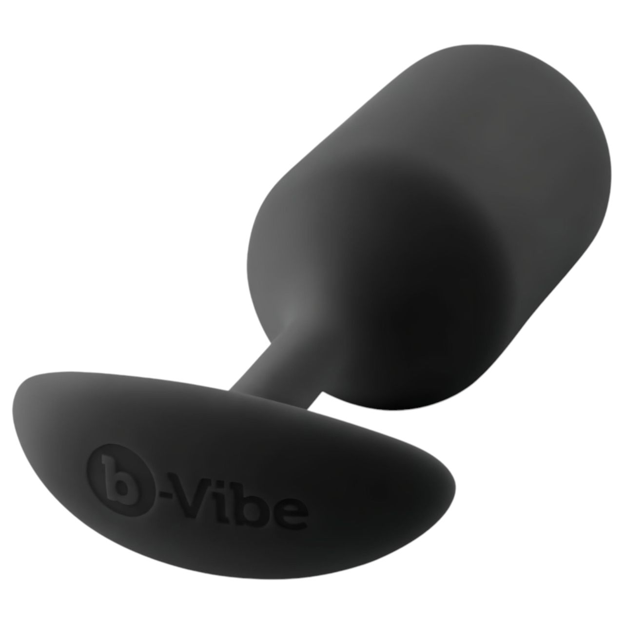 b-Vibe Snug Plug 3 - dupla golyós butt plug (180 g, fekete)