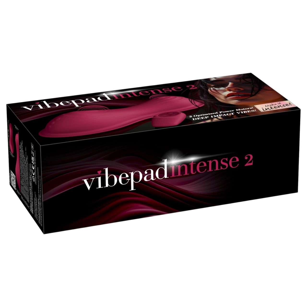 VibePad Intense 2 - távirányítós vibrációs párna (piros) VibePad Intense 2 - távirányítós vibrációs párna (piros)