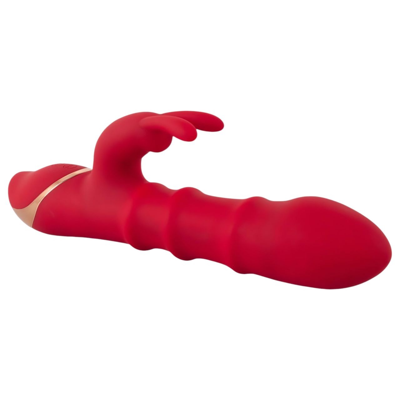 You2Toys Rabbit - mozgó gyűrűs, csiklókaros vibrátor (piros)