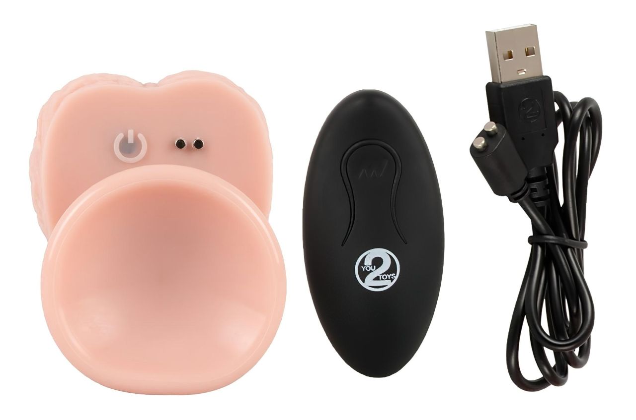 You2Toys - Medical RC - lökő-forgó vibrátor (testszínű) You2Toys - Medical RC - lökő-forgó vibrátor (testszínű)