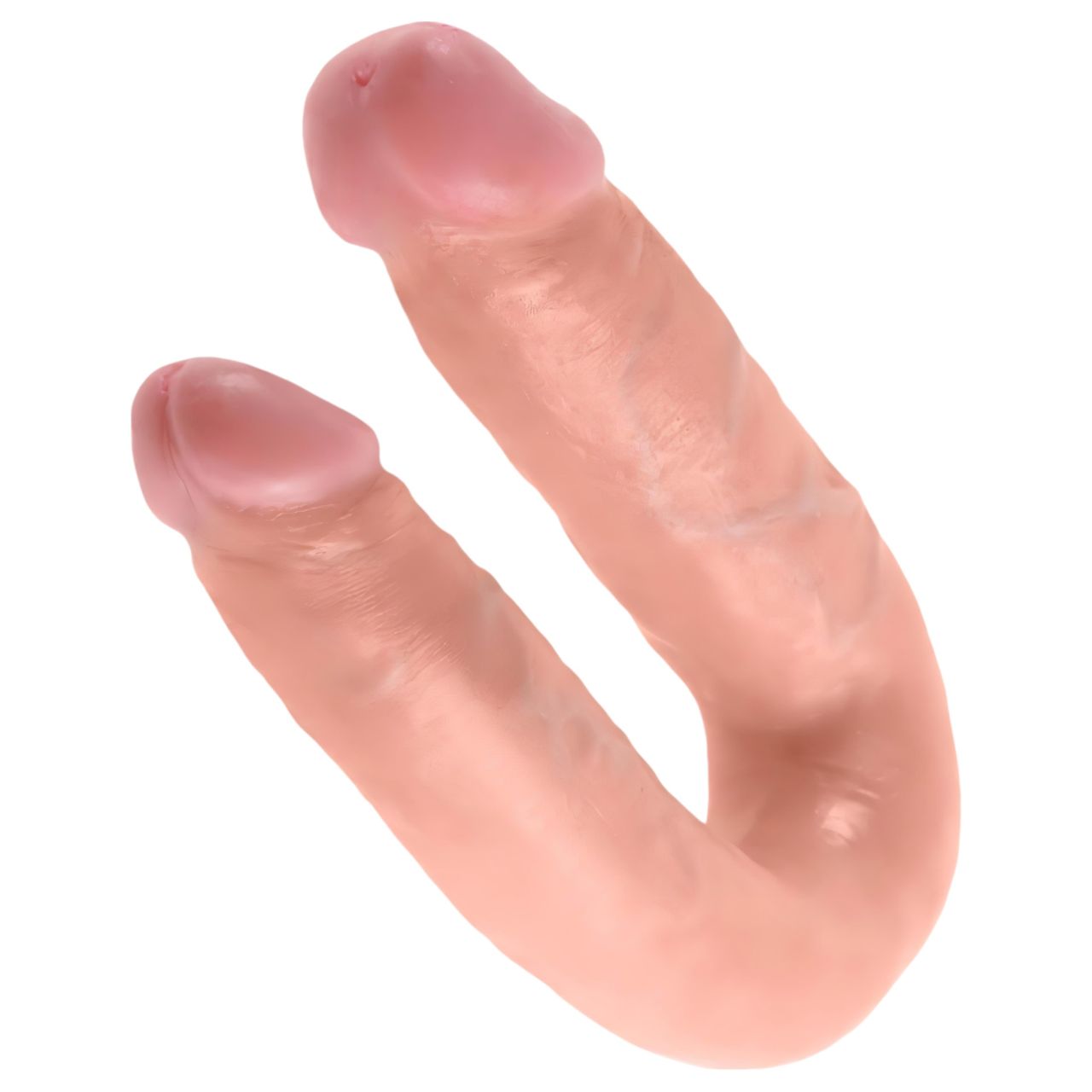 King Cock dupla dildó (közepes, testszínű)