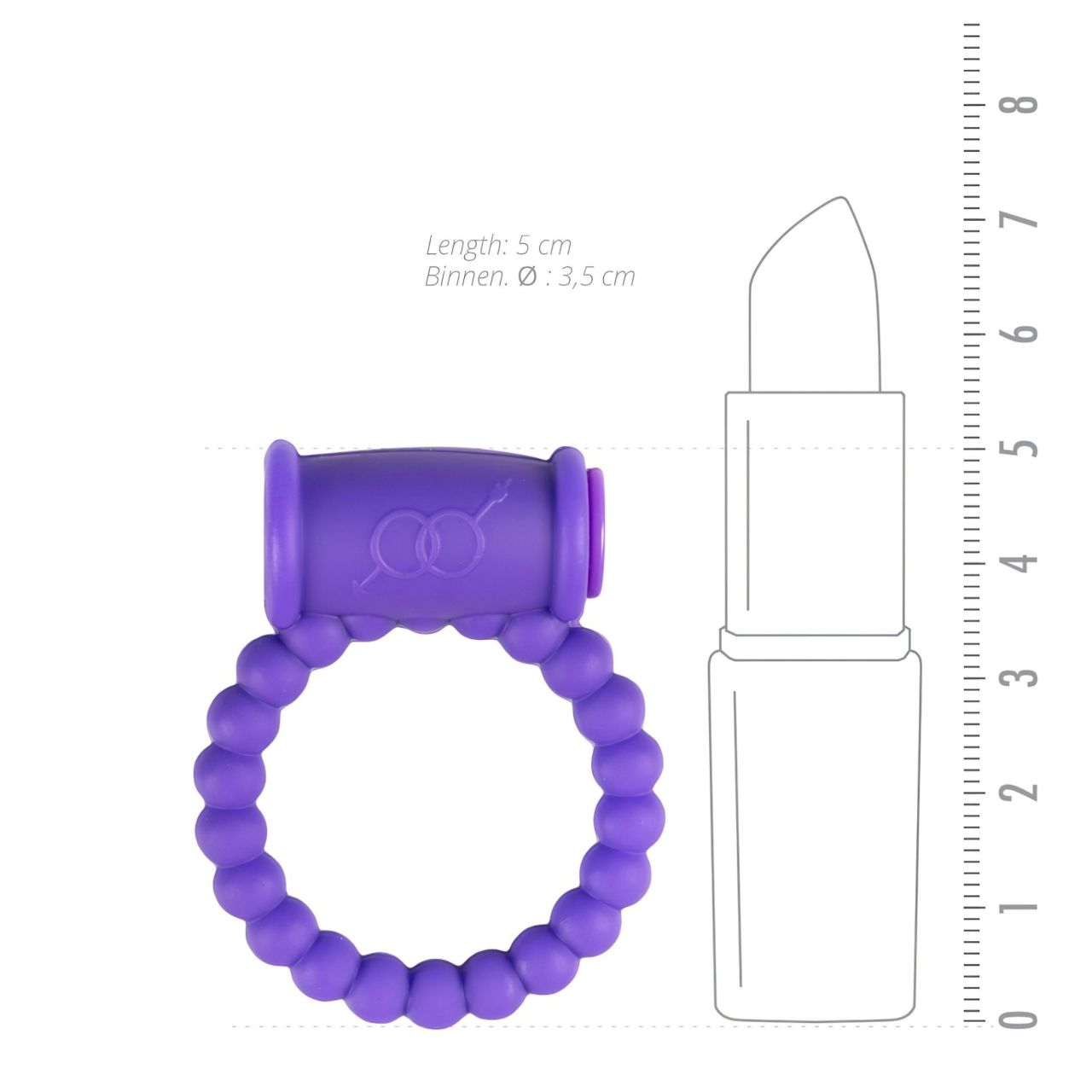 Easytoys - vibrációs péniszgyűrű (lila) Easytoys - vibrációs péniszgyűrű (lila)