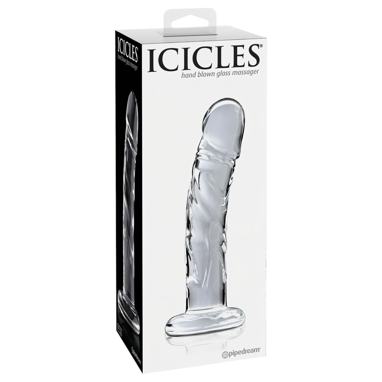 / Icicles No. 62 - péniszes üveg dildó (átlátszó) / Icicles No. 62 - péniszes üveg dildó (átlátszó)
