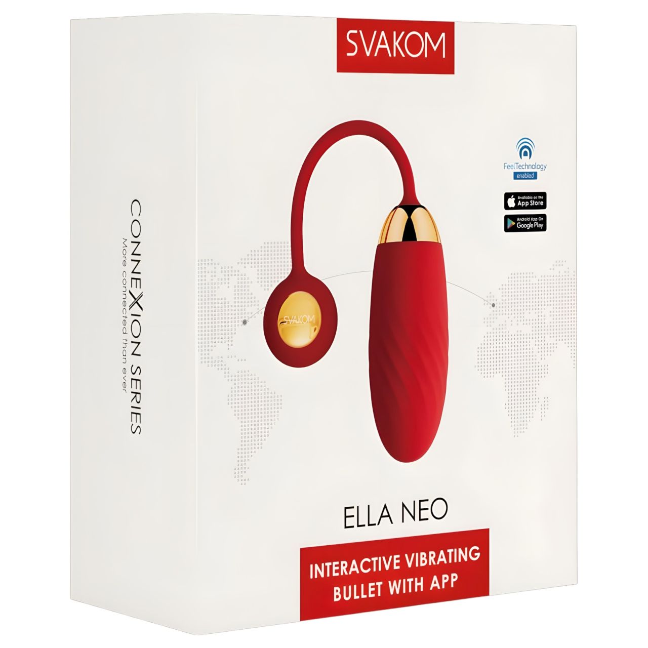 Svakom Ella Neo - hordható app-vezérelt vibrotojás (piros) Svakom Ella Neo - hordható app-vezérelt vibrotojás (piros)