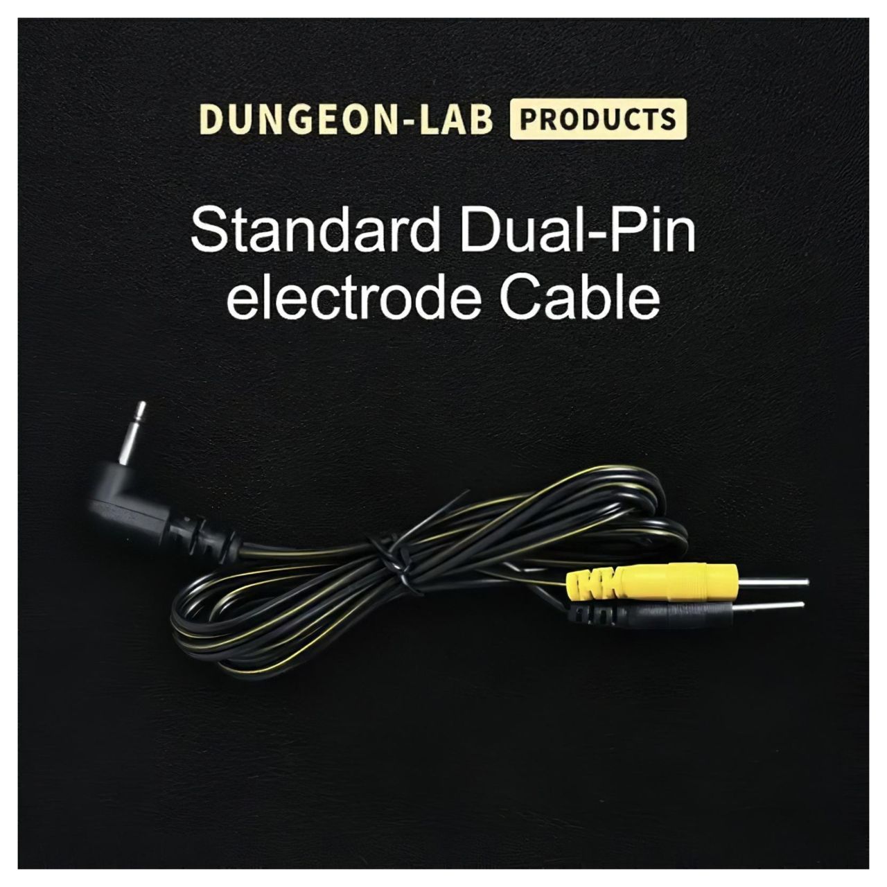 DG-LAB - elektródakábel 2,5 mm-es jackről 2 mm-es tüskékre (fekete) DG-LAB - elektródakábel 2,5 mm-es jackről 2 mm-es tüskékre (fekete)