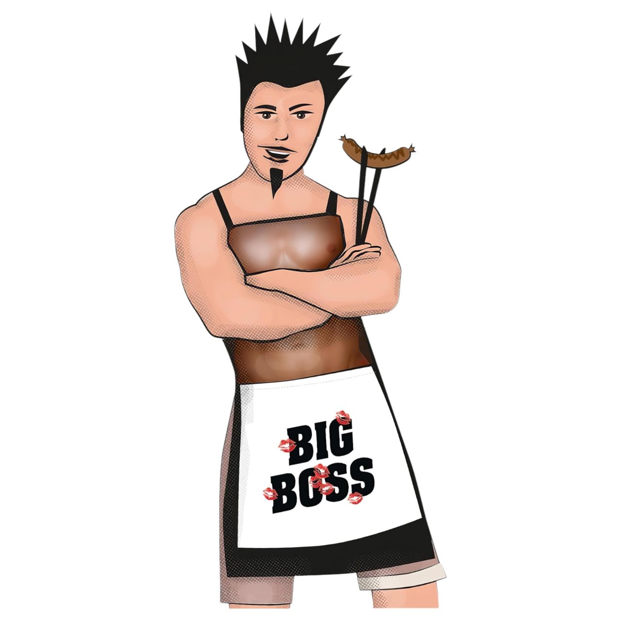 CHEFCOCK - BIG BOSS mókás kötény, erotikus ajándék CHEFCOCK - BIG BOSS mókás kötény, erotikus ajándék