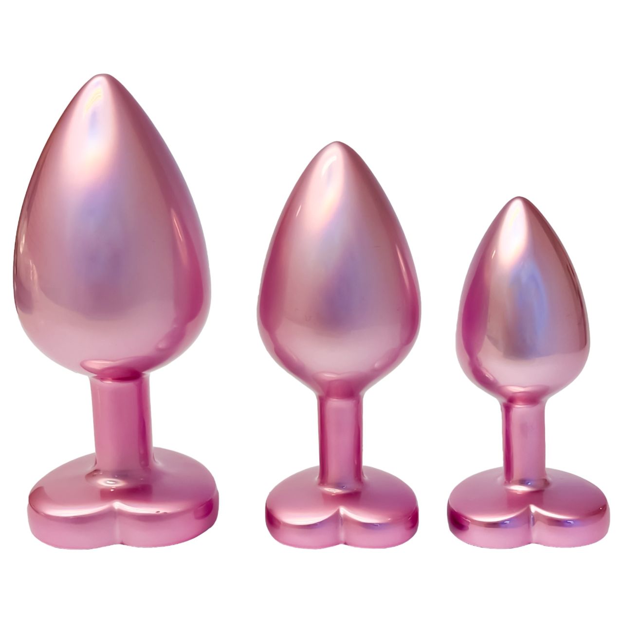 Dreamtoys Gleaming Love - szíves anál plug szett (rózsaszín) Dreamtoys Gleaming Love - szíves anál plug szett (rózsaszín)