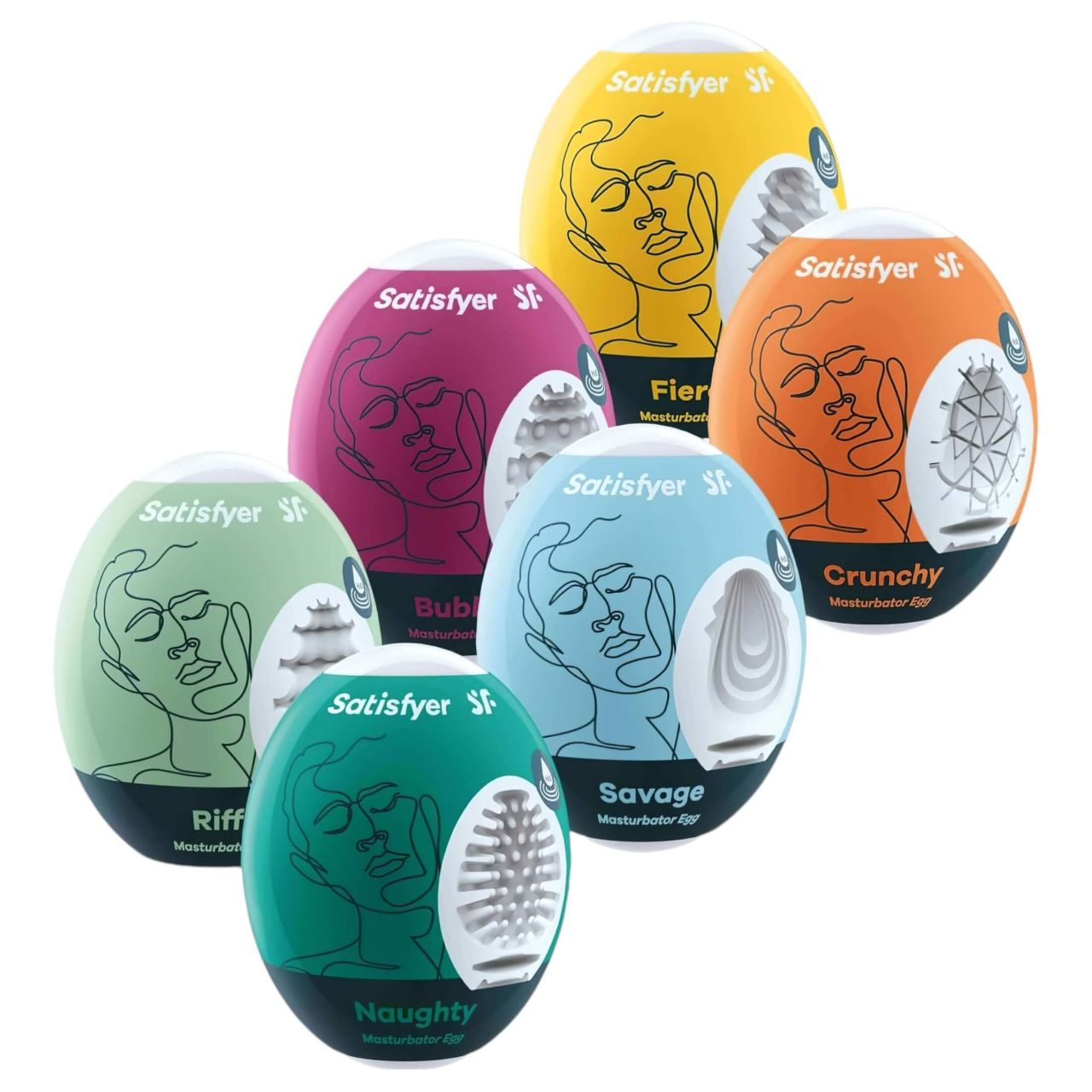 Satisfyer Egg Set - tojás maszturbátor szett férfiaknak (6 db) Satisfyer Egg Set - tojás maszturbátor szett férfiaknak (6 db)