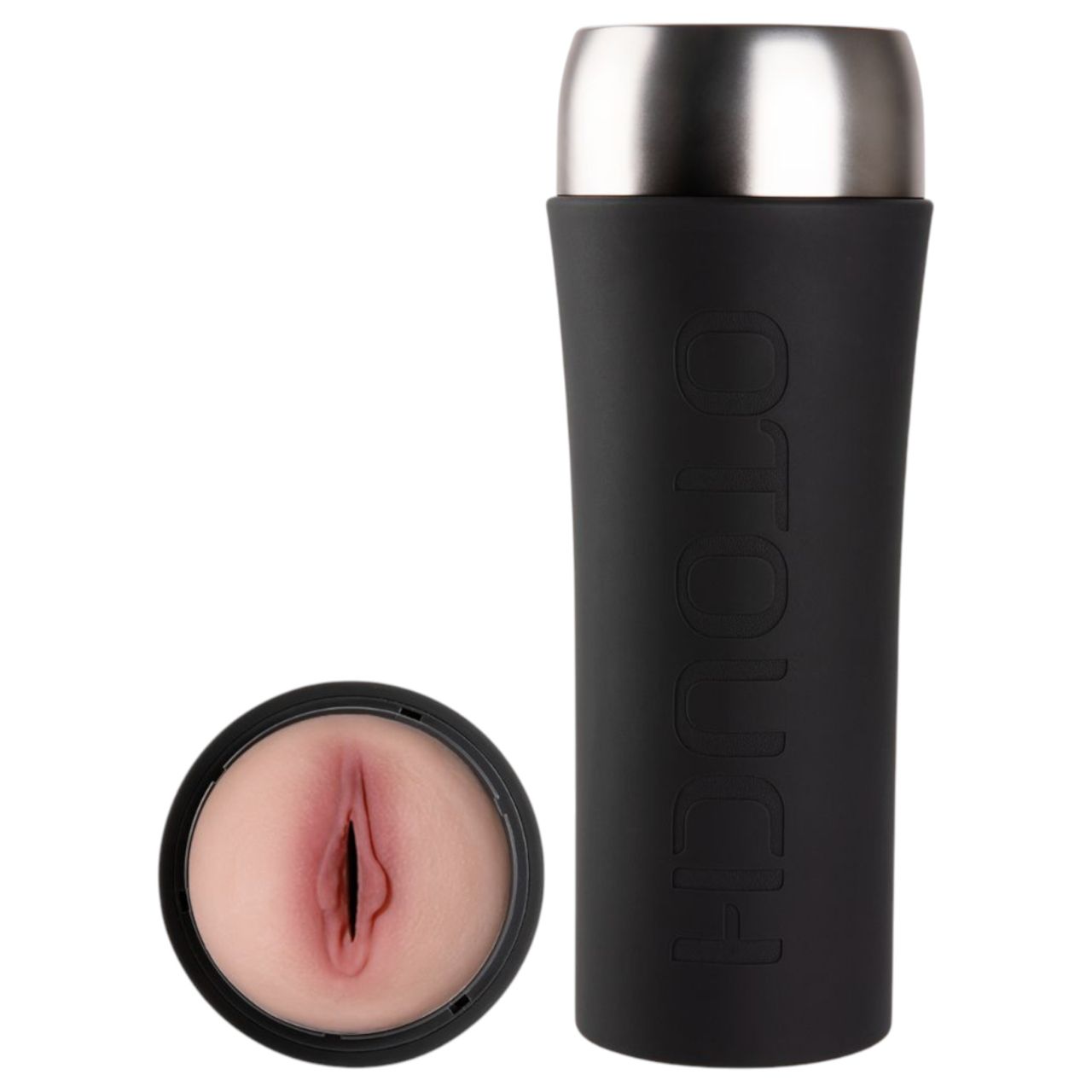 OTOUCH Inscup 4 - szívó-vibrációs maszturbátor férfiaknak (fekete)