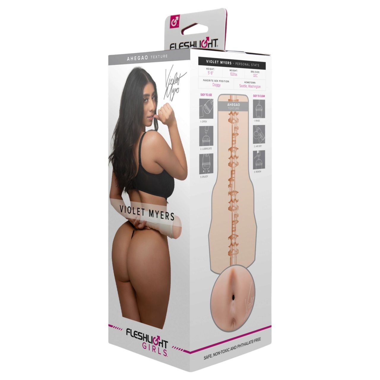 Fleshlight Girls Violet Myers Ahegao - élethű popsi maszturbátor (testszínű) Fleshlight Girls Violet Myers Ahegao - élethű popsi maszturbátor (testszínű)