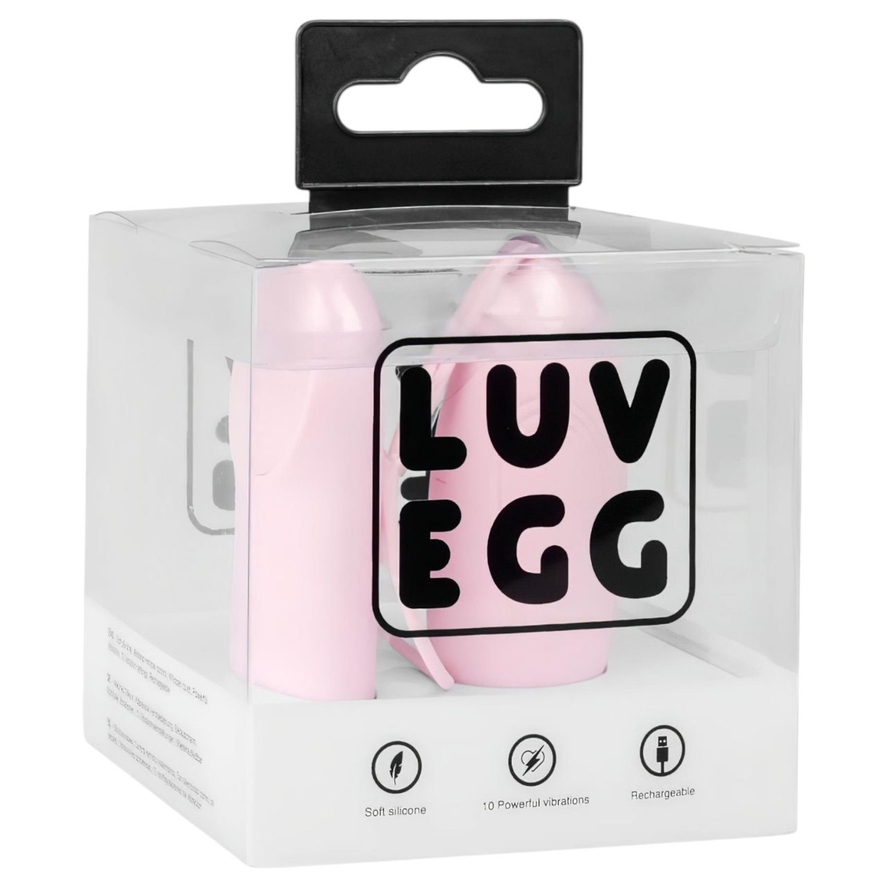 LUV EGG - hordható akkus, rádiós vibrotojás (pink)