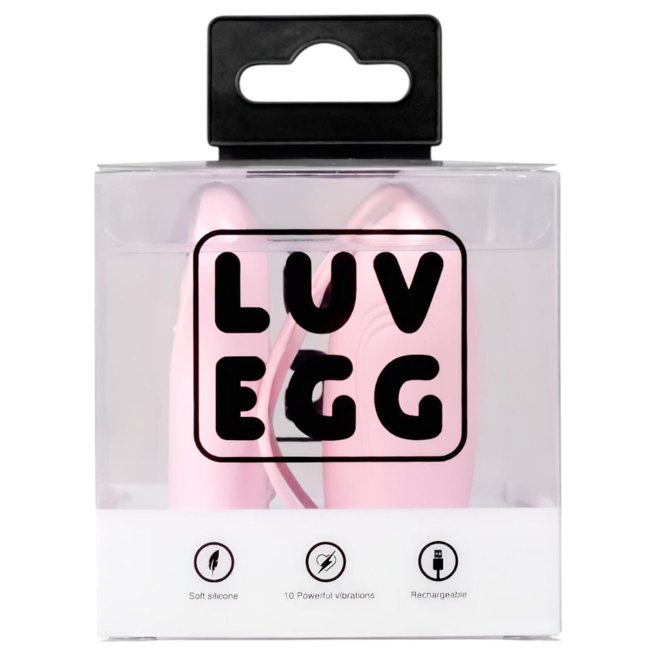 LUV EGG - hordható akkus, rádiós vibrotojás (pink)