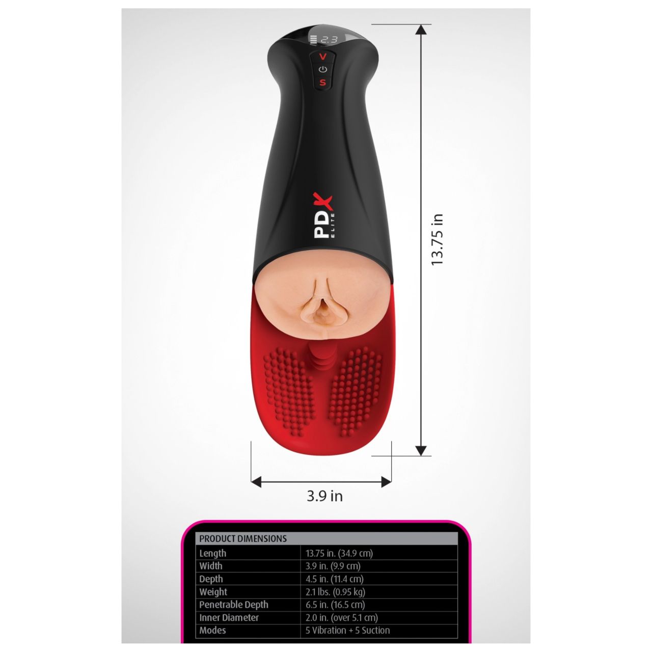 PDX Elite Fuck-O-Matic Pro XL automata szívó maszturbátor (fekete)