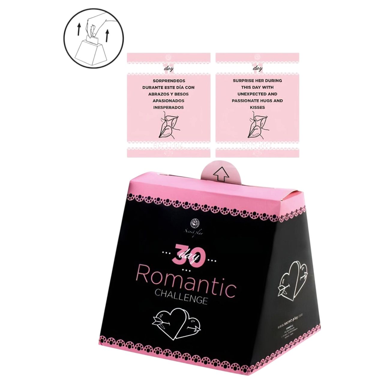 Secret Play 30 Day Romantic Challenge - romantikus kihívás kártyajáték (angol, spanyol) Secret Play 30 Day Romantic Challenge - romantikus kihívás kártyajáték (angol, spanyol)