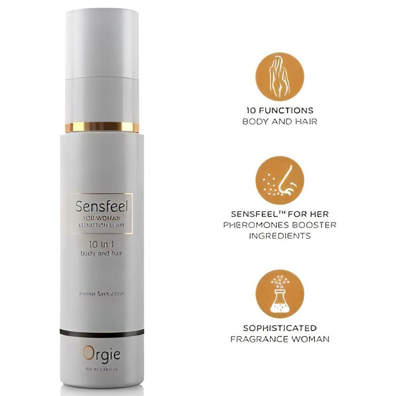 Orgie Sensfeel - feromonos haj- és testápoló krém nőknek (100 ml)