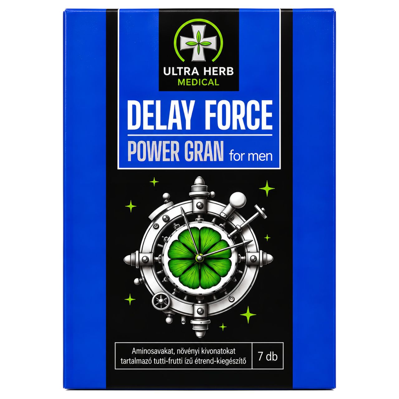Delay Force Power - magömlés késleltető étrend-kiegészítő por (7 tasak) Delay Force Power - magömlés késleltető étrend-kiegészítő por (7 tasak)