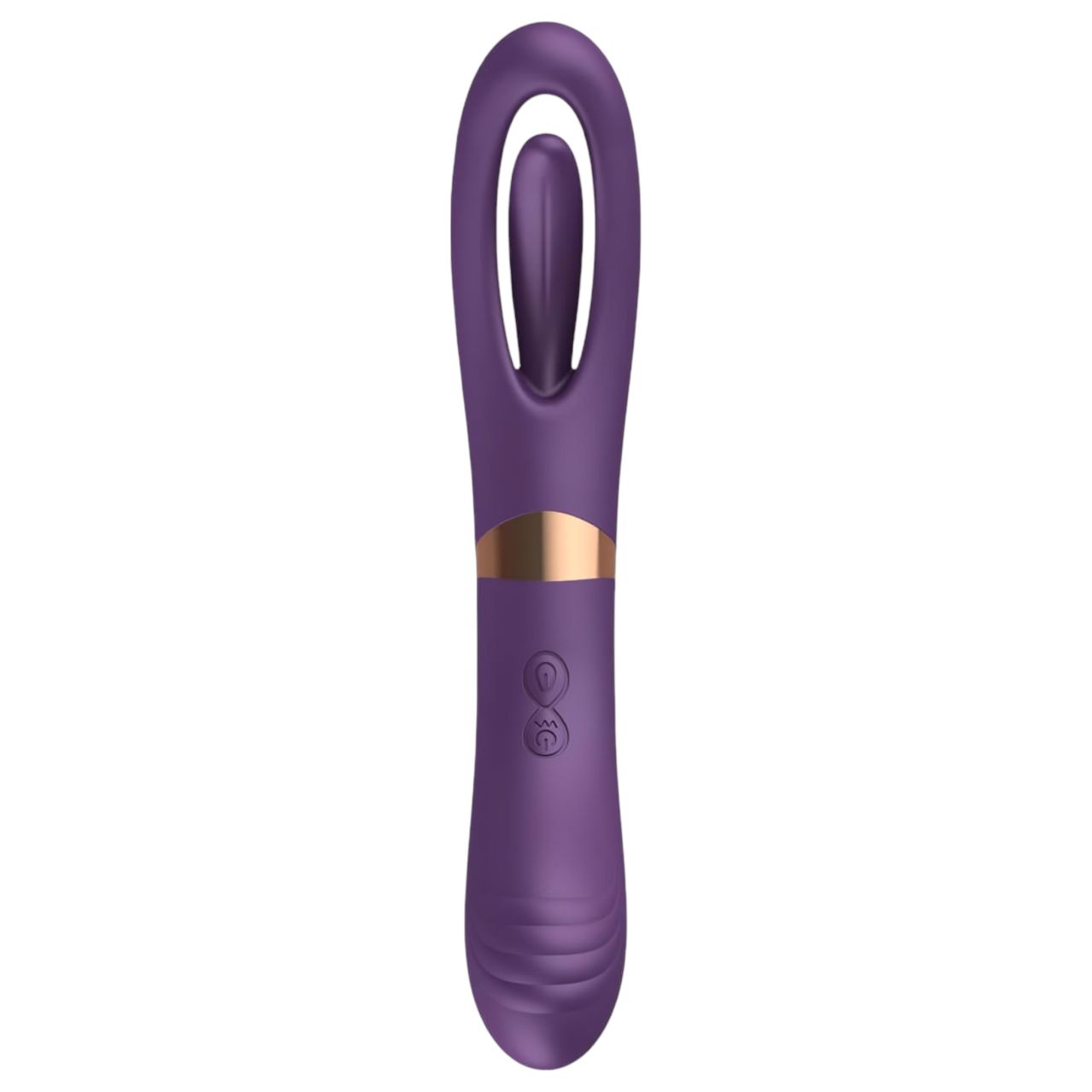 Funny Me Dual - akkus, 2in1 nyelves vibrátor (lila) Funny Me Dual - akkus, 2in1 nyelves vibrátor (lila)