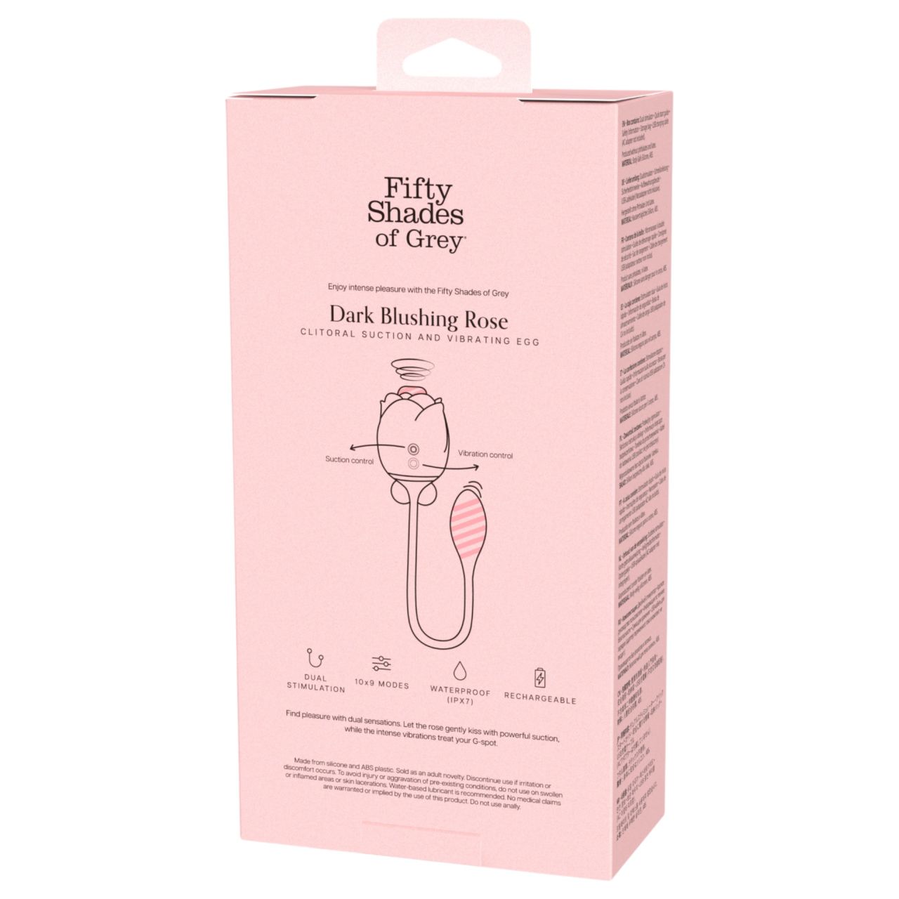 A szürke ötven árnyalata Dark Blushing Rose - csiklószívó, vibrotojás A szürke ötven árnyalata Dark Blushing Rose - csiklószívó, vibrotojás