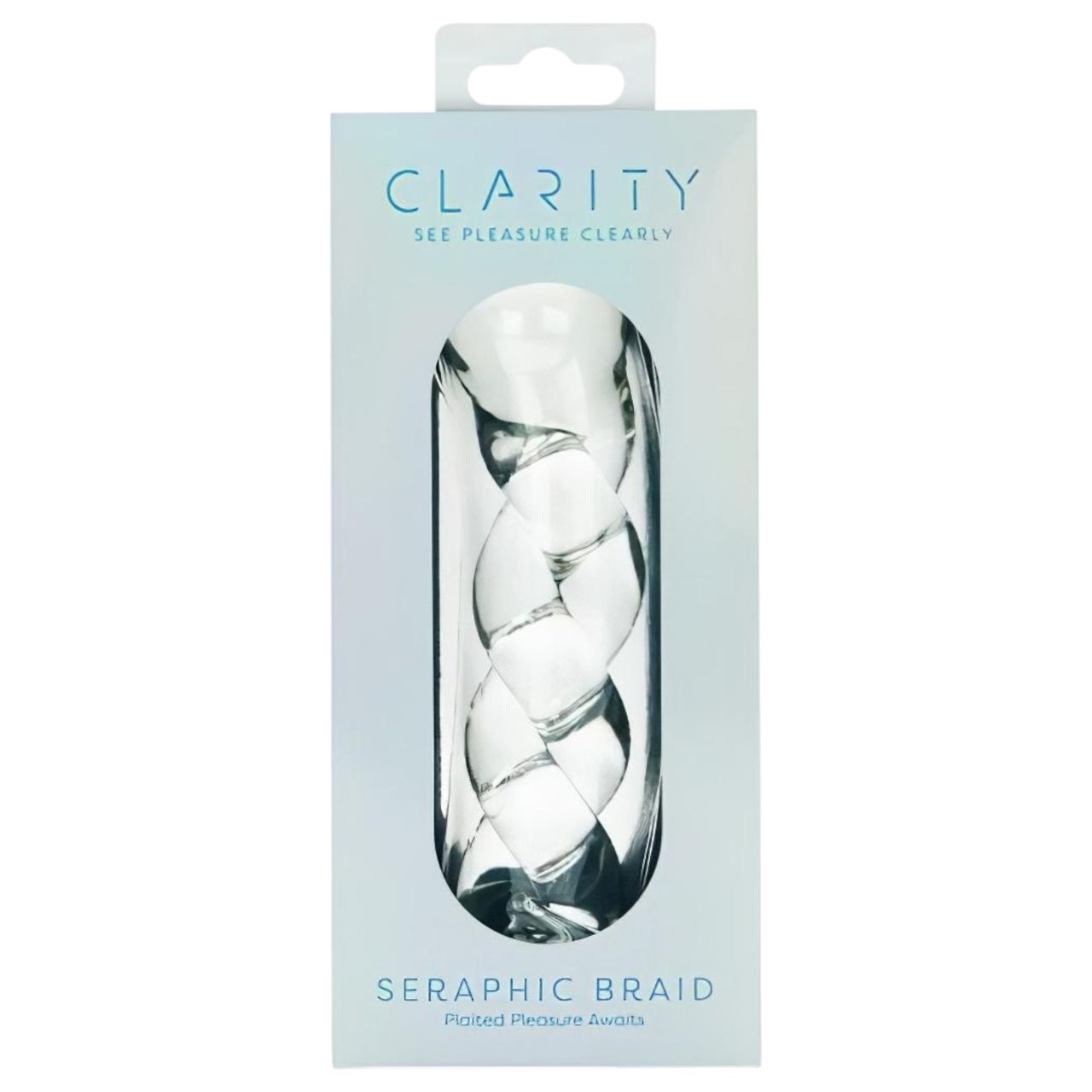 Clarity - fonott mintás üveg dildó (átlátszó) Clarity - fonott mintás üveg dildó (átlátszó)