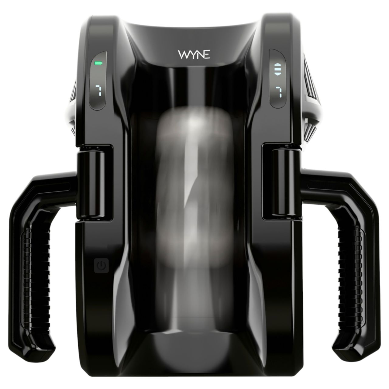 WYNE 10 - automata maszturbátor kapaszkodóval férfiaknak (fekete)