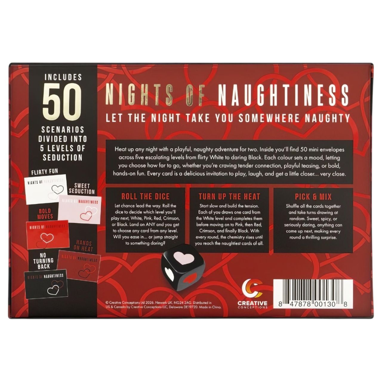 FIFTY NIGHTS OF NAUGHTINESS - szex társasjáték (angol nyelven) FIFTY NIGHTS OF NAUGHTINESS - szex társasjáték (angol nyelven)