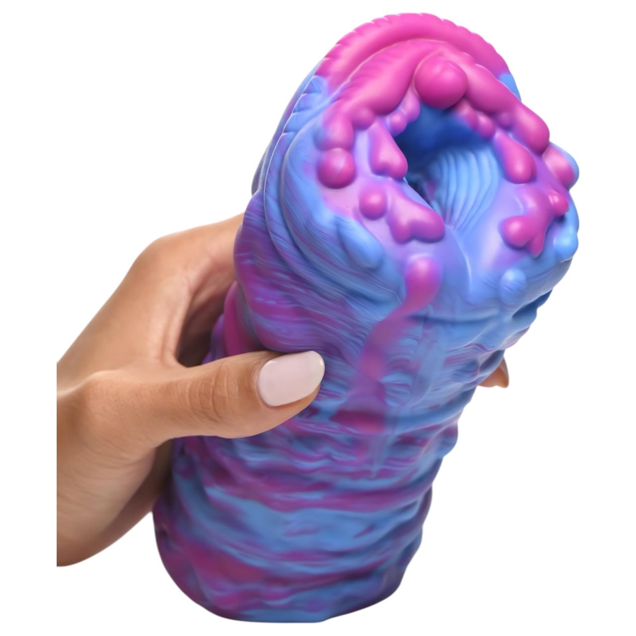 Creature Cocks Cyclone - szilikon alien műpunci maszturbátor (lila-pink)