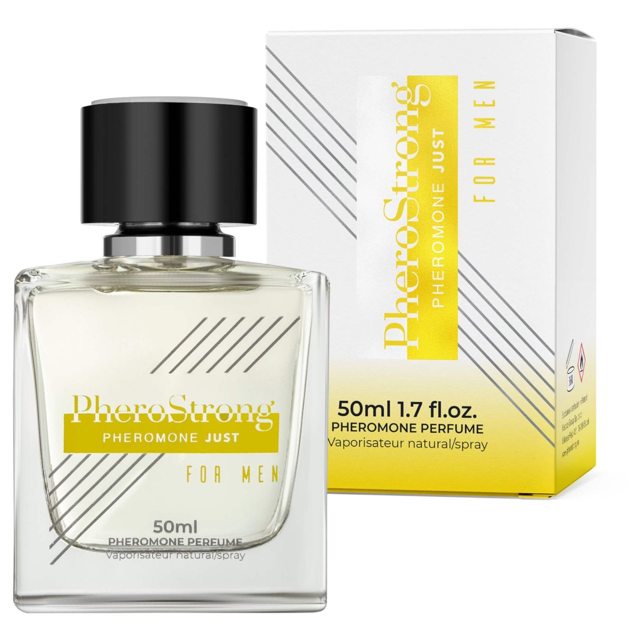 PheroStrong Just- feromon parfüm férfiaknak (50 ml) PheroStrong Just- feromon parfüm férfiaknak (50 ml)